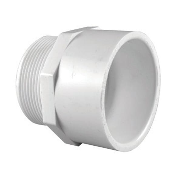 Charlotte Pipe And Foundry Charlotte Pipe Schedule 40 2 in. Slip X 2 in. D MPT PVC Pipe Adapter 1 pk PVC 02109 1600 - main